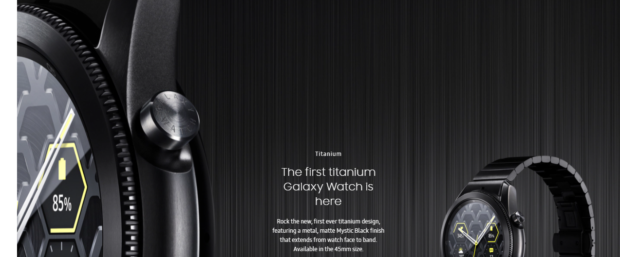 Features of the Samsung Galaxy Watch 3